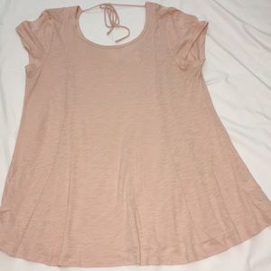 Pink babydoll top